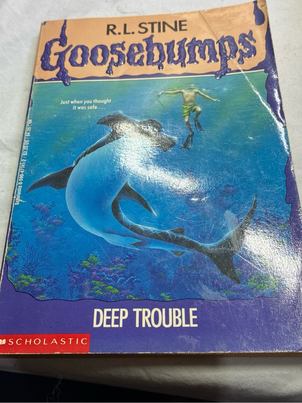 Goosebumps #19 - Deep Trouble by R. L. Stine - First Edition